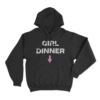 Girl Dinner Unisex Hoodie Black