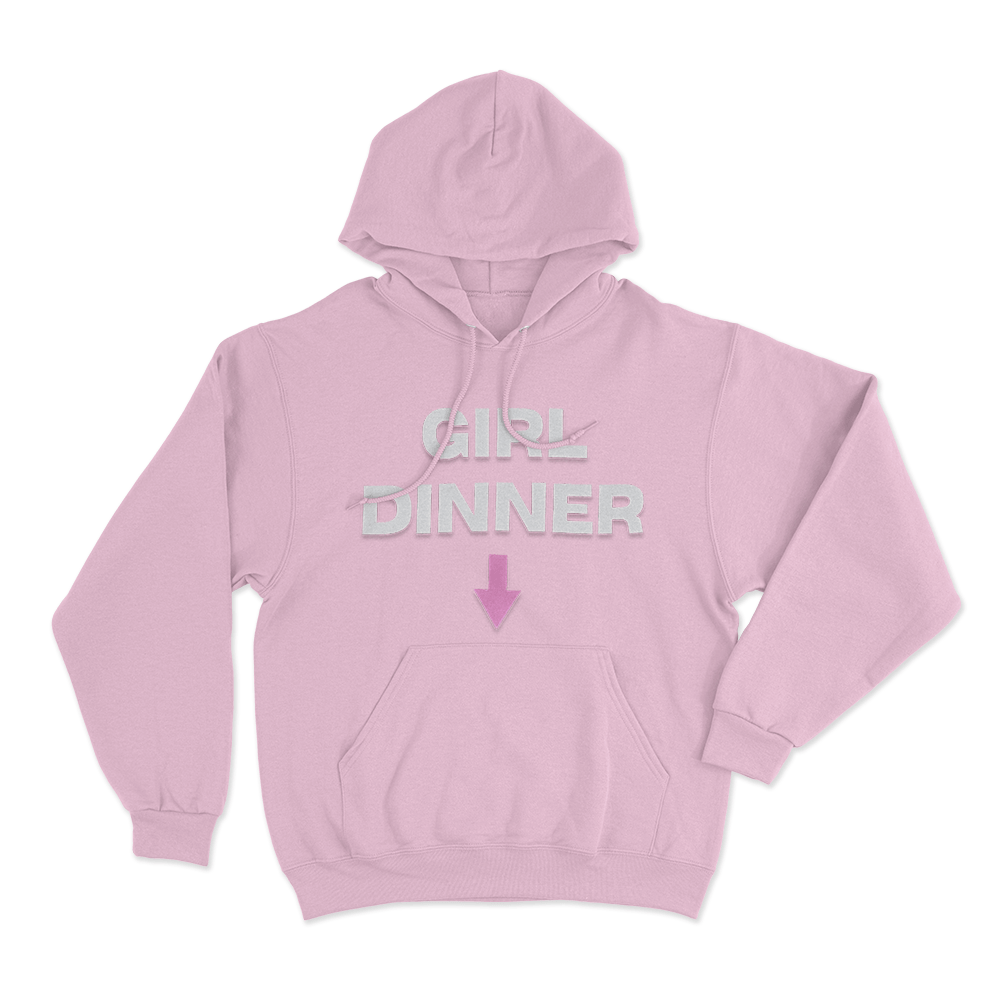 Girl Dinner Unisex Hoodie Pink Girl Dinner Unisex Hoodie Pink