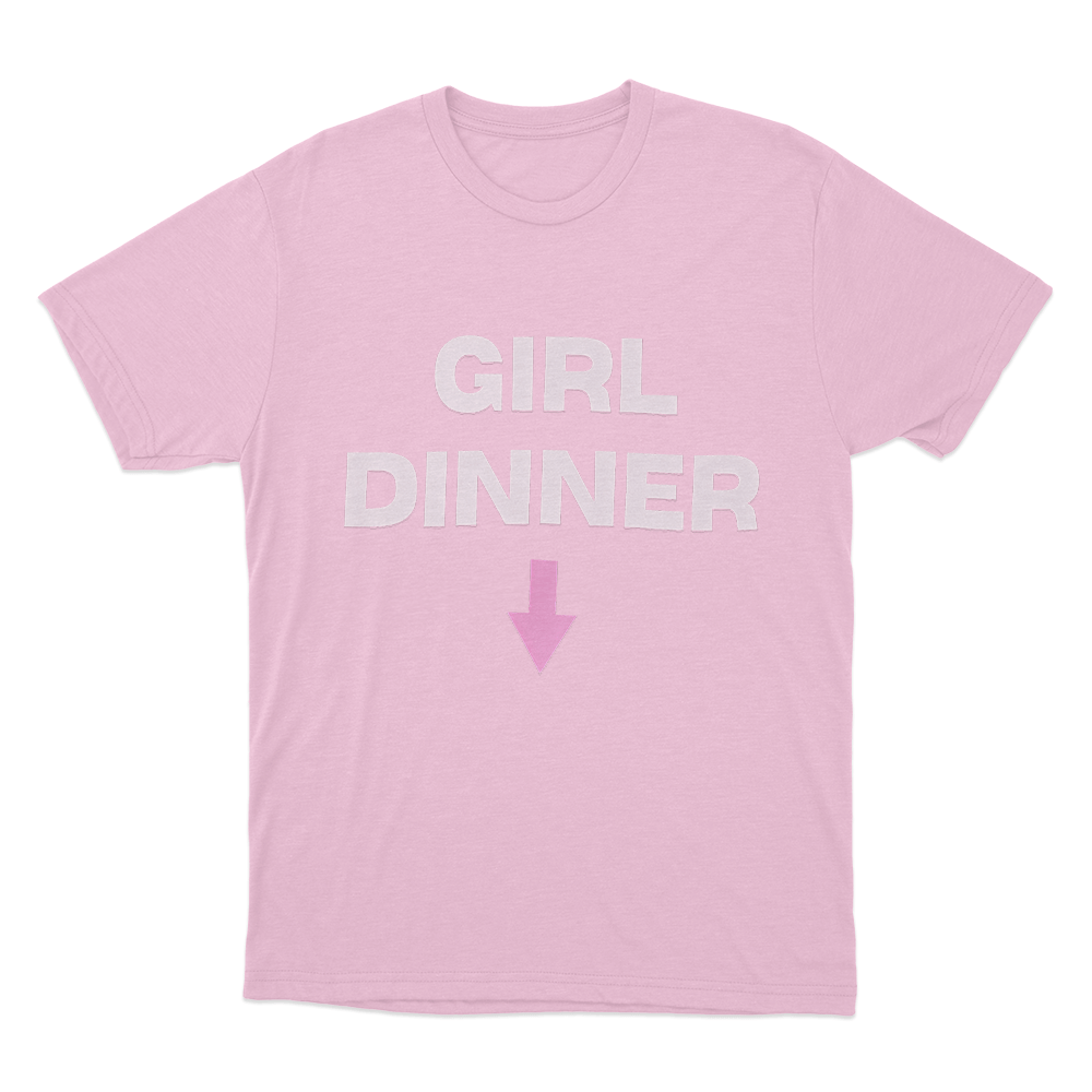 Girl Dinner Unisex T Shirt Pink Girl Dinner Unisex T Shirt Pink