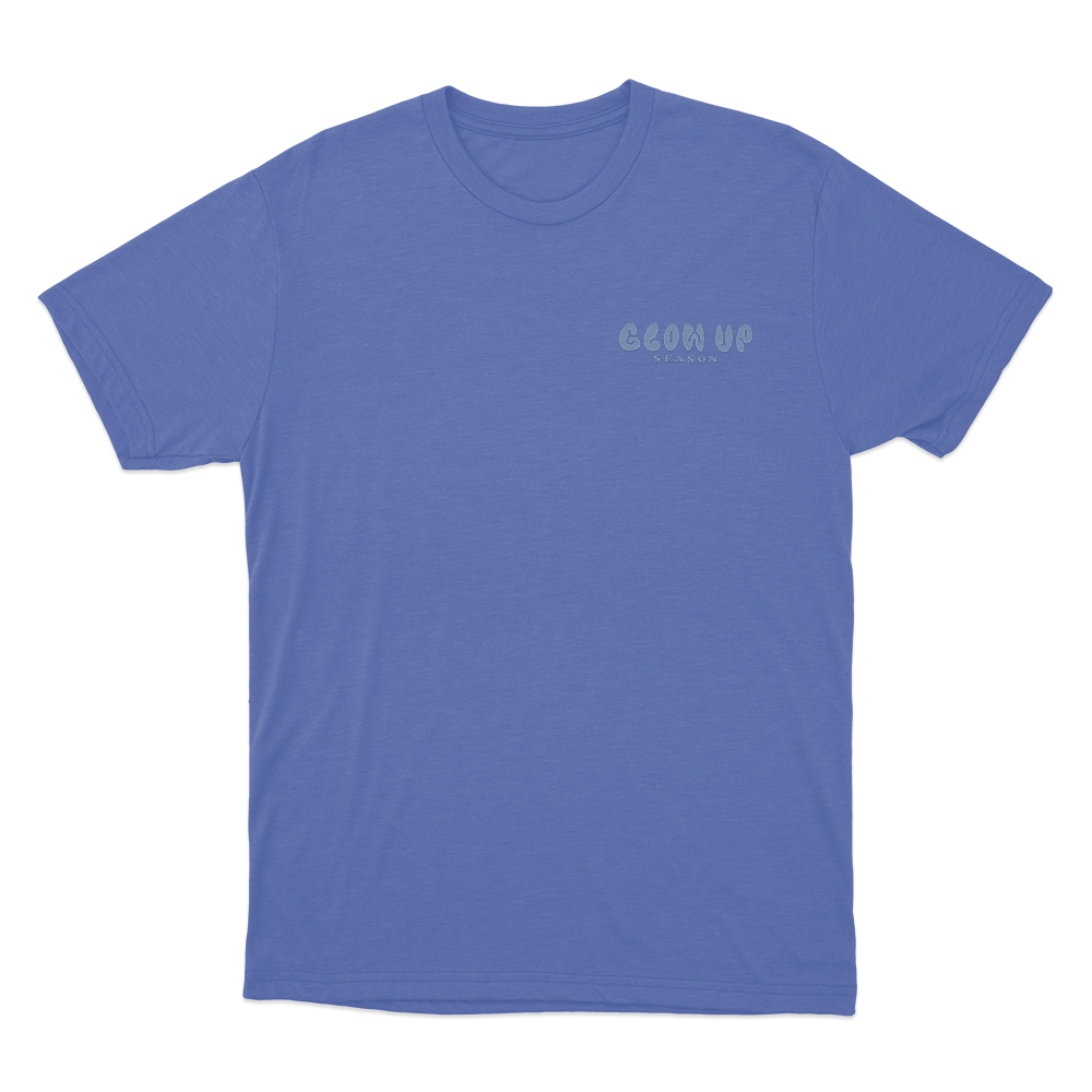 Glow Up Season Logo Unisex T Shirt Blue Glow Up Season Logo Unisex T Shirt Blue