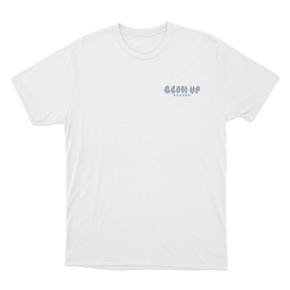 Glow Up Season Logo Unisex T Shirt White Glow Up Season Logo Unisex T Shirt White