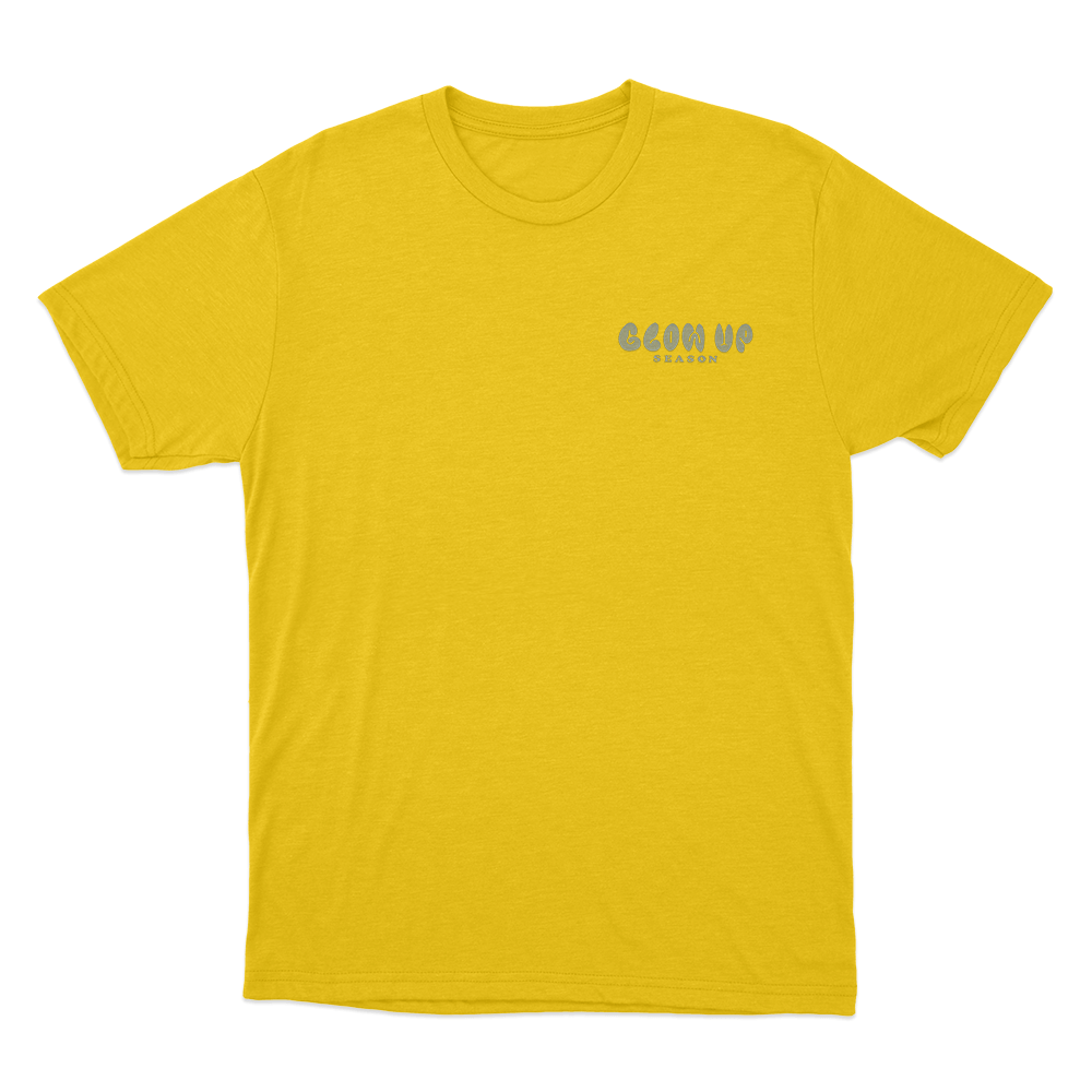 Glow Up Season Logo Unisex T Shirt Yellow Glow Up Season Logo Unisex T Shirt Yellow